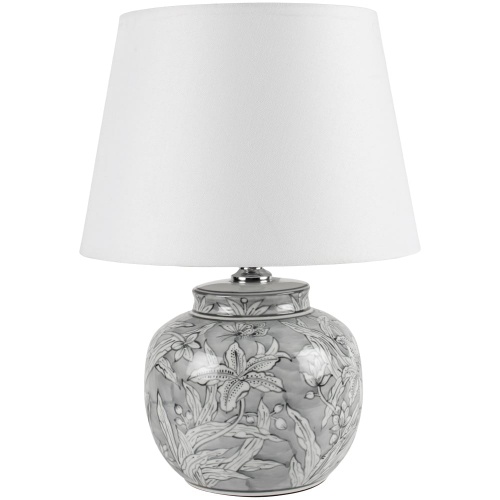 Morwena Lamp with White Shade by Grand Illusions